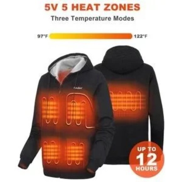 Cadai Heated Hoodie - Black - Worn Once (for photoshoot) - Picture 2 of 9